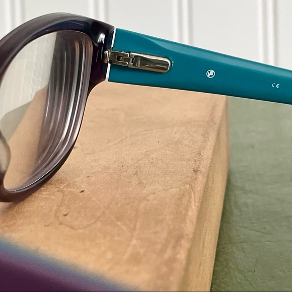 Vivid Eyewear #4027 Prescription Frames in Purple & Teal - Picture 8 of 9